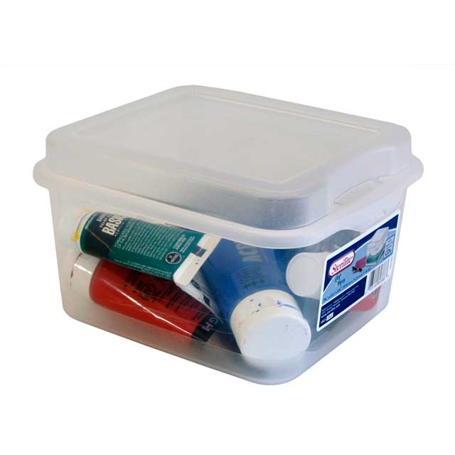 Sterilite Medium Flip Top Storage Box Clear Hinged Lid Plastic Boxes View More Media Medium Plastic Boxes With Hinged Lids