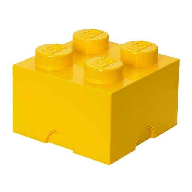 lego storage brick 4 yellow 6 pack sterilite christmas storage containers